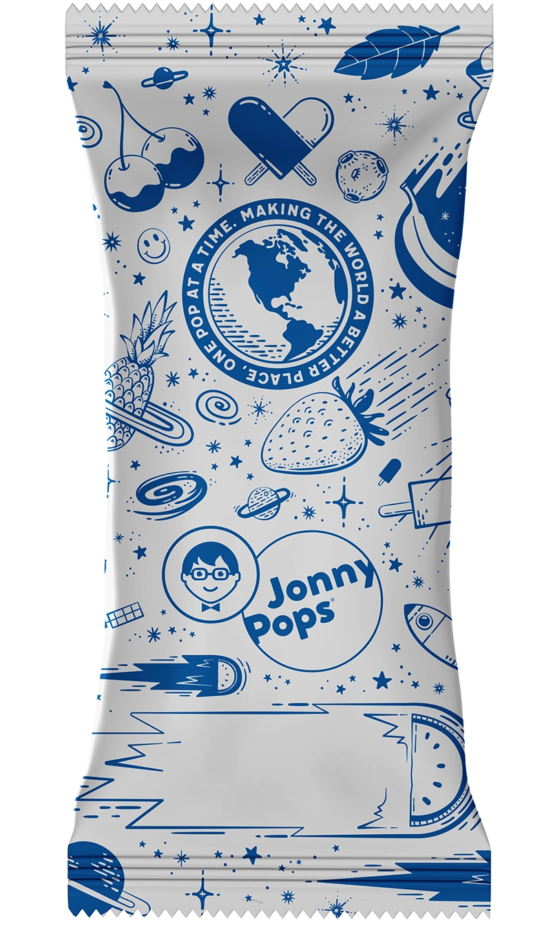 Jonny Pops Popsicle Packaging